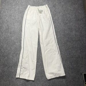 NWT H & M PIPING-DETAIL TRACK PANTS Kids Sz 18 Gym Pants Athletic White And Blac